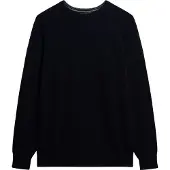 Superdry för män. M6110689A Marinblå pullover i ullblandning (S), Casual, Marino