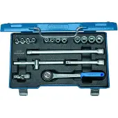 Gedore D 30 GMU-10 Hylsnyckelsats metrisk 3/8 6239380