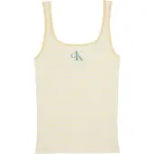 Calvin Klein Scoop Neck Ribbed Tank Top