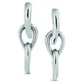 Calvin Klein Sculptured Drops Chain Link Earrings