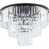 Nowodvorski Lighting Kristall taklampa Cristal Nowodvorski Lighting, dimbar, Genomskinlig / transpare, Vardagsrum / matsal, Glas, Taklampa