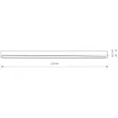 Nowodvorski Lighting LED taklampa Straight Nowodvorski Lighting, Vitt / opal, Vardagsrum / matsal, Metall, Modern, LED-taklampa