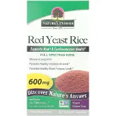 Natures Answer , Rött Risjäst, 600 mg, 90 Vegetabiliska Kapslar