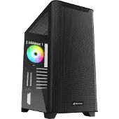 Sharkoon M30 RGB - Mid tower - E-ATX - Seitenteil mit Fenster (gehärtetes Glas) Full Tower Datorchassi Svart