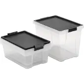 TATAY Multifunktionell Förvaringslåda 2x7l 1x15l 3 Enheter