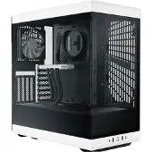 HYTE Y40 Midi Tower, Tempered Glass - schwarz/weiß Midi-Tower Hölje, Datorchassi GAMER Vit
