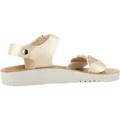 Geox Platta sandaler J SANDAL COSTAREI GI flickor - Guldfärgad - 31