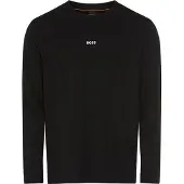 BOSS för män. 50473286 Chark T-shirt svart (M), Casual, Bomull, Lång ärm