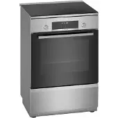 Bosch Series 6 Fristående spis med induktion - Rostfritt stål
