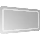 vidaXL Badrumsspegel LED 100x50 cm