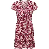 ONLY Skjortklänning 'ONLClaudette' beige / merlot