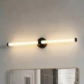 LUCANDE Vägglampa Melisa , Svart, Badrum, Glas, Modern, Vägglampa, sänglampa, sänglampa vägg