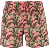 BOSS för män. 50561145 Baddräkt med rosa Double B monogram-piping (XL), Strandkläder, Polyester