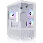 Thermaltake View 170 TG ARGB Snow White Microtower Datorchassi Vit