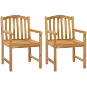 vidaXL Handsnidade rosstolar 2 pcs Naturlig 58 x 60 x 90 cm