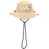 Quiksilver Sporthatt 'BUSHMASTER' beige / röd / vit