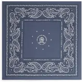 Tommy Hilfiger Scarf 'Crest Paisley Bandana' marinblå / safir / vit