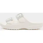 Crocs Saturday Enamel Buckle Sandal Women's, vit