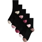 Next Sockor beigemelerad / rosé / puder / svart