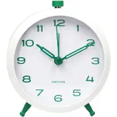 Karlsson väckarklocka Button Retro retro green KA6143GR