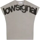 Bershka T-shirt grå / svart