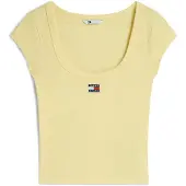 Tommy Hilfiger Tommy Jeans Tommy Badge Scoop Neck Slim T-Shirt
