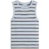 Tommy Hilfiger Stripe Slim Crew Neck Tank Top