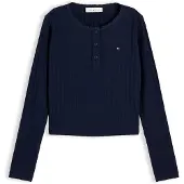 Tommy Hilfiger Kg0kg09463 T-shirt Med Lång ärm