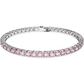 Swarovski Matrix Tennis Rundslipad Armband Damarmband Rosa 5648930 S