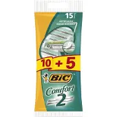 BIC Comfort 2, Grön, 15 styck