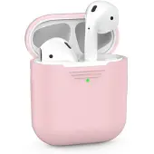 AhaStyle AirPods/AirPods 2 PT02-3 Premium-skal i silikon - Rosa