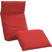 vidaXL Hopfällbar solstol röd 175x54x8,5 cm oxfordtyg