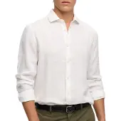 Superdry Riviera Linen Skjorta Med Långa ärmar