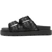 Buffalo Pantolette 'Raya Ari' svart denim