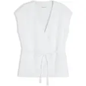 Tommy Hilfiger Linen Blend Tie Wrap Waistcoat