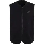 Adidas City Tech 3 Stripes High Pile Fleeceväst, storlek Small