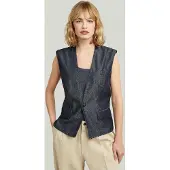 G-Star Lightweight Blazer Vest - Dark blue - Women