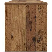 vidaXL TV-skåp Gammalt trä 100 x 35 x 40 cm Konstruerat trä