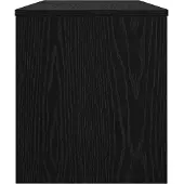 vidaXL TV-skåp Svart Ek 100 x 35 x 40 cm Konstruerat trä