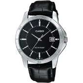 Casio Klocka - - MTP-V004L-1 - Läder - Kvarts - Analog