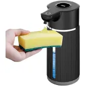 INF Automatisk skumtvåldispenser med skärm - Hygienisk och bekväm Black