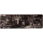 vidaXL Mattlöpare MARSA Svart 80 x 250 cm Polyester och PVC