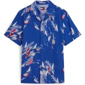 Tommy Hilfiger Tommy Jeans Regular Linen Blend Short Sleeve Shirt