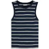 Tommy Hilfiger Stripe Slim Crew Neck Tank Top