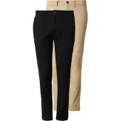 Jack & Jones Chinobyxa 'JJIMarco Dave' sand / svart