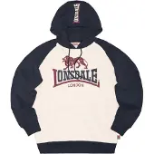 Lonsdale Sweatshirt 'JARROW' ecru / marinblå / svart