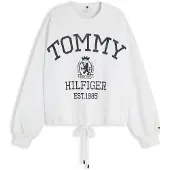 Tommy Hilfiger Sweatshirt 'VARSITY CREST' marinblå / vit