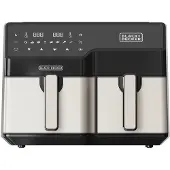 Black & Decker BLACK+DECKER Air Fryer Dual Basket 2500W
