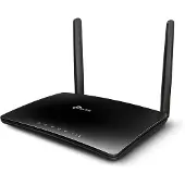 TP-LINK TL-MR6500v, Wi-Fi 4 (802.11n), Singel-band (2,4 GHz), Nätverksansluten (Ethernet), 3G, Svart, Bordsrouter