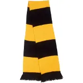 Result Resultat Winter Essentials Team Scarf One Size svart/gyllene